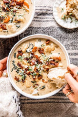 Creamy Gnocci Soup with Rosemay and Bacon